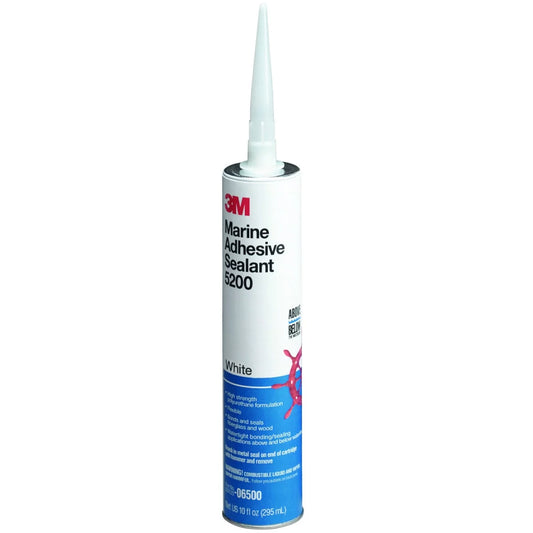 #5200, Each Marine Sealant White, 10 Adhesive 6500 Oz,