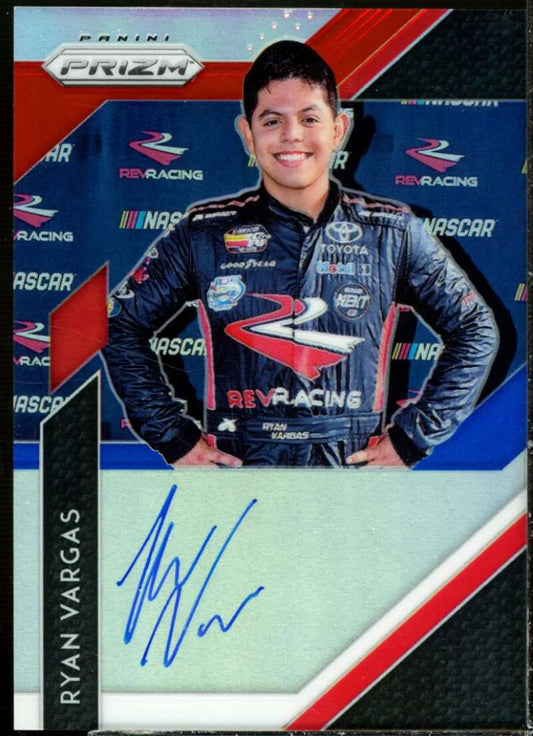 #20 and Prizms Ryan Autographs White Card Red Vargas 2019 Panini Blue Prizm