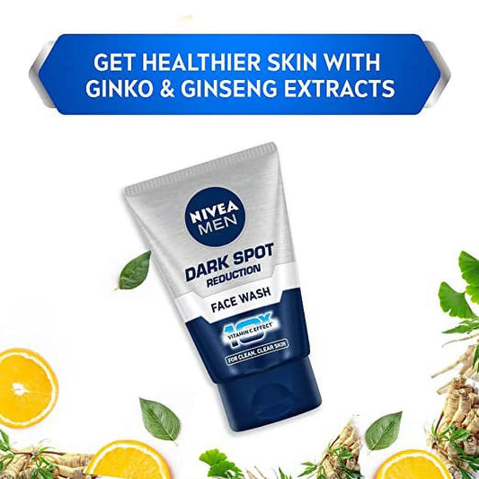 & Clean Spot Face C 10x Clear Men NIVEA Skin Reduction, Wash, for 100 Dark g Effect, with Vitamin